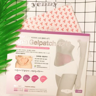 Miếng Dán Tan Mỡ Bụng Spa Gel Patch 42°C (Hộp Gồm 5 Miếng)