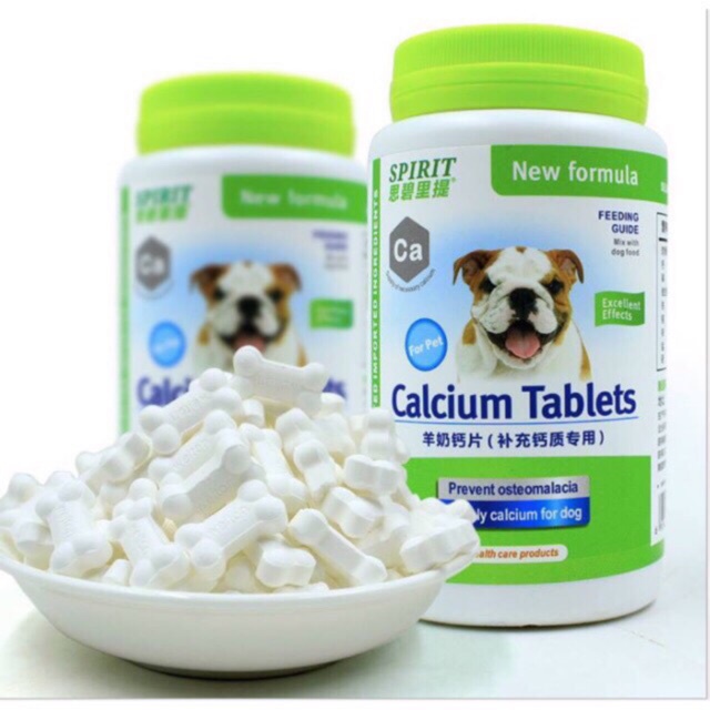Viên Canxi/ Vitamin/ Khoáng/ Dưỡng lông bổ sung dinh dưỡng, kích thích ăn uống cho chó chính hãng Spirit