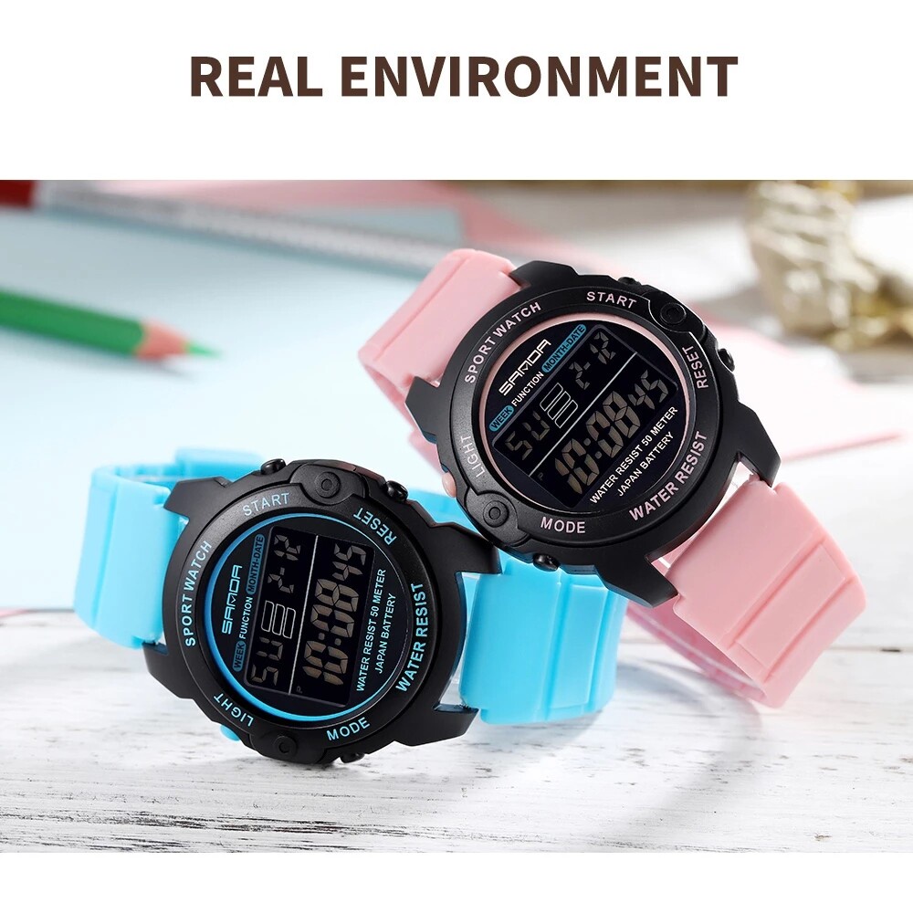 Đồng Hồ Điện Tử Đa Năng Chống Thấm Nước SANDA 6003