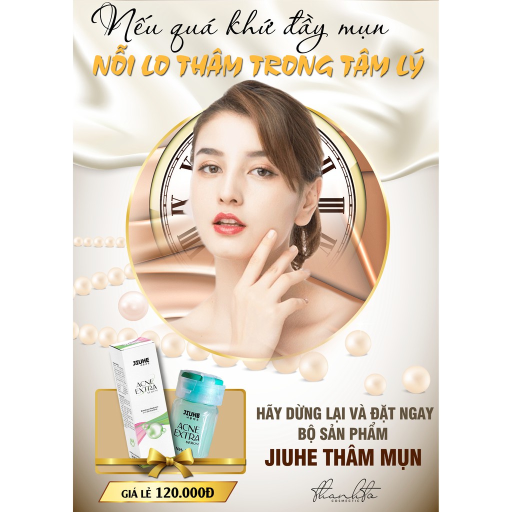 Serum jiuhe acnes extral-Serum xóa mụn mỹ phẩm Thanh Tô (CHÍNH HÃNG)