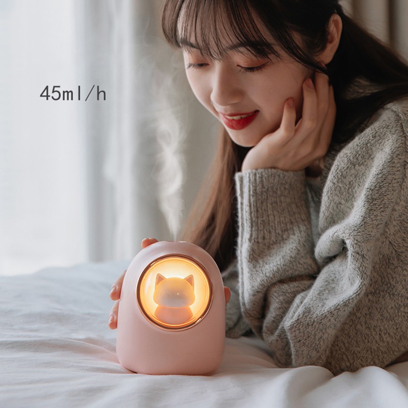 Máy tạo độ ẩm không khí Fnelse hoạt hình dễ thương dung tích 350ml