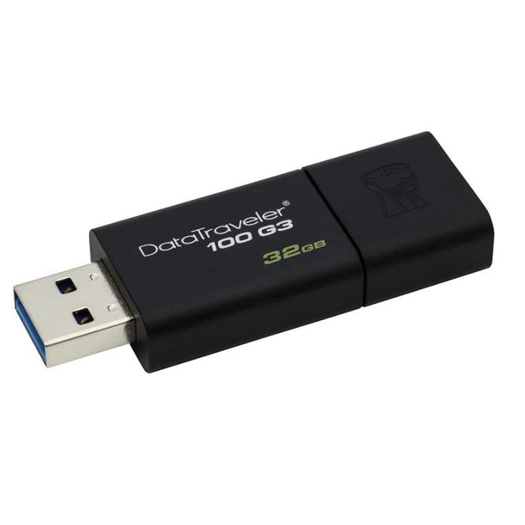 USB Kingston DT100G3 32GB nắp trượt tốc độ upto 100MB/s chính | BigBuy360 - bigbuy360.vn