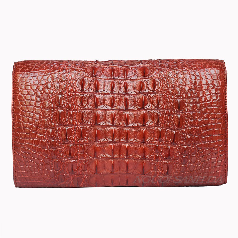 Túi nữ da cá sấu chính hãng NGƯỜI SÀNH DA  -Hàng tận xưởng, tặng kèm nước đánh bóng