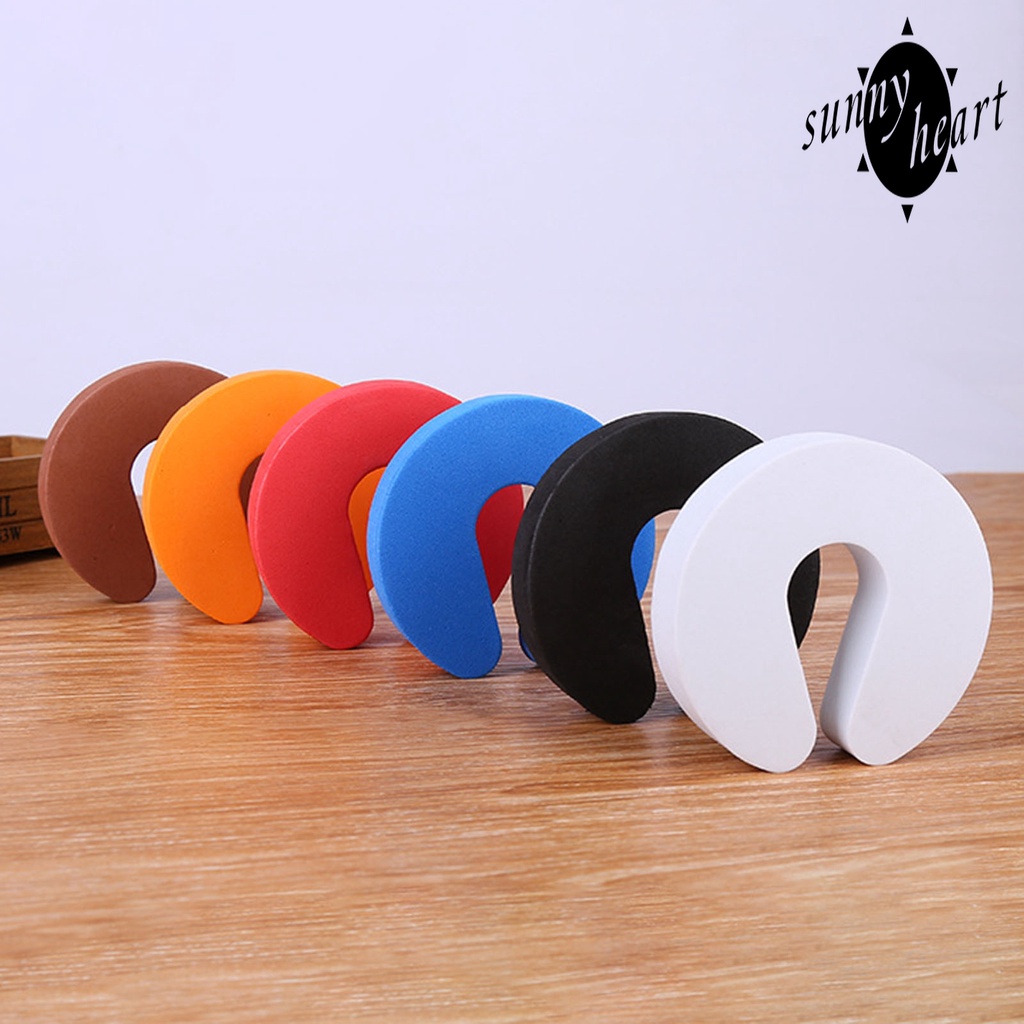Set 4 Miếng Chặn Cửa Co Giãn Cao Không Dễ Rơi Bảo Vệ An Toàn Cho Trẻ Em