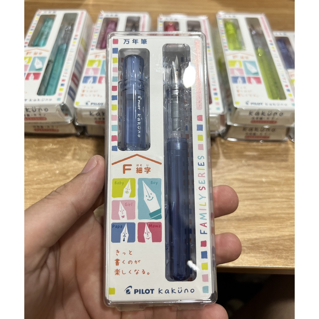 BÚT MÁY PILOT KAKUNO - thân trong suốt - có 5 màu