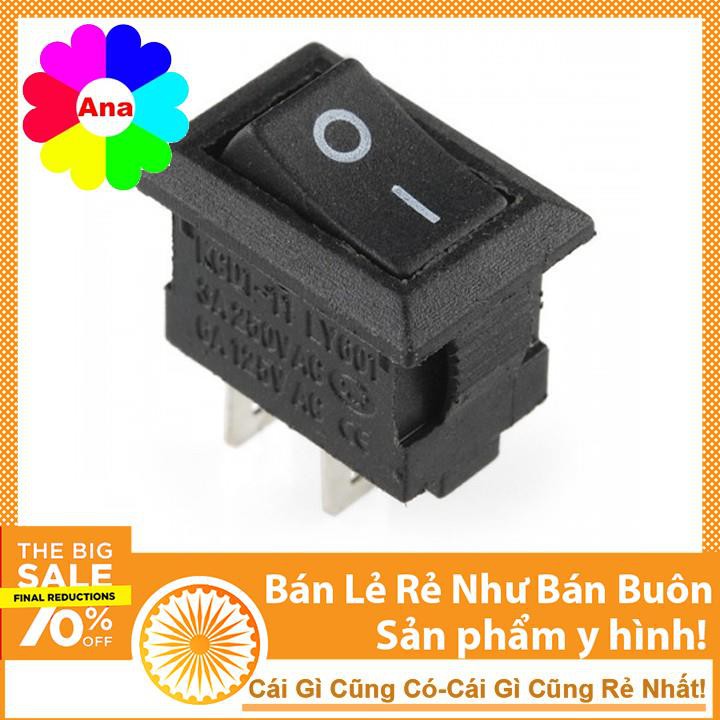 Công Tắc Bập Bênh 2 Chân 3A-250V