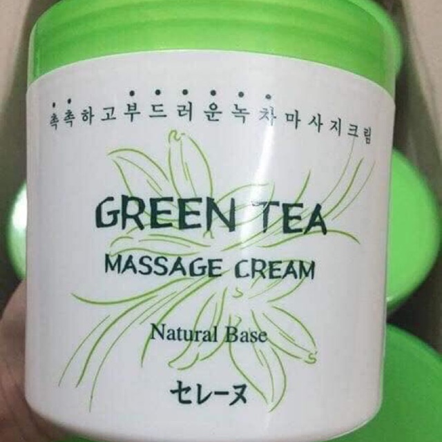 Kem massage trà xanh