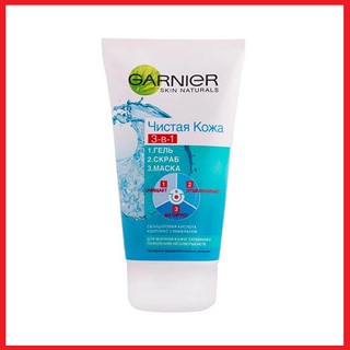Sữa Rửa Mặt Garnier 3in1 Dành Cho Da Dầu Nhờn, Da Mụn và Dùng Cả Cho Nam Giới