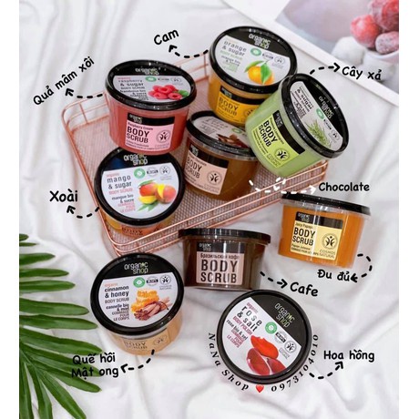 Tẩy Da Chết Toàn Thân Organic Shop