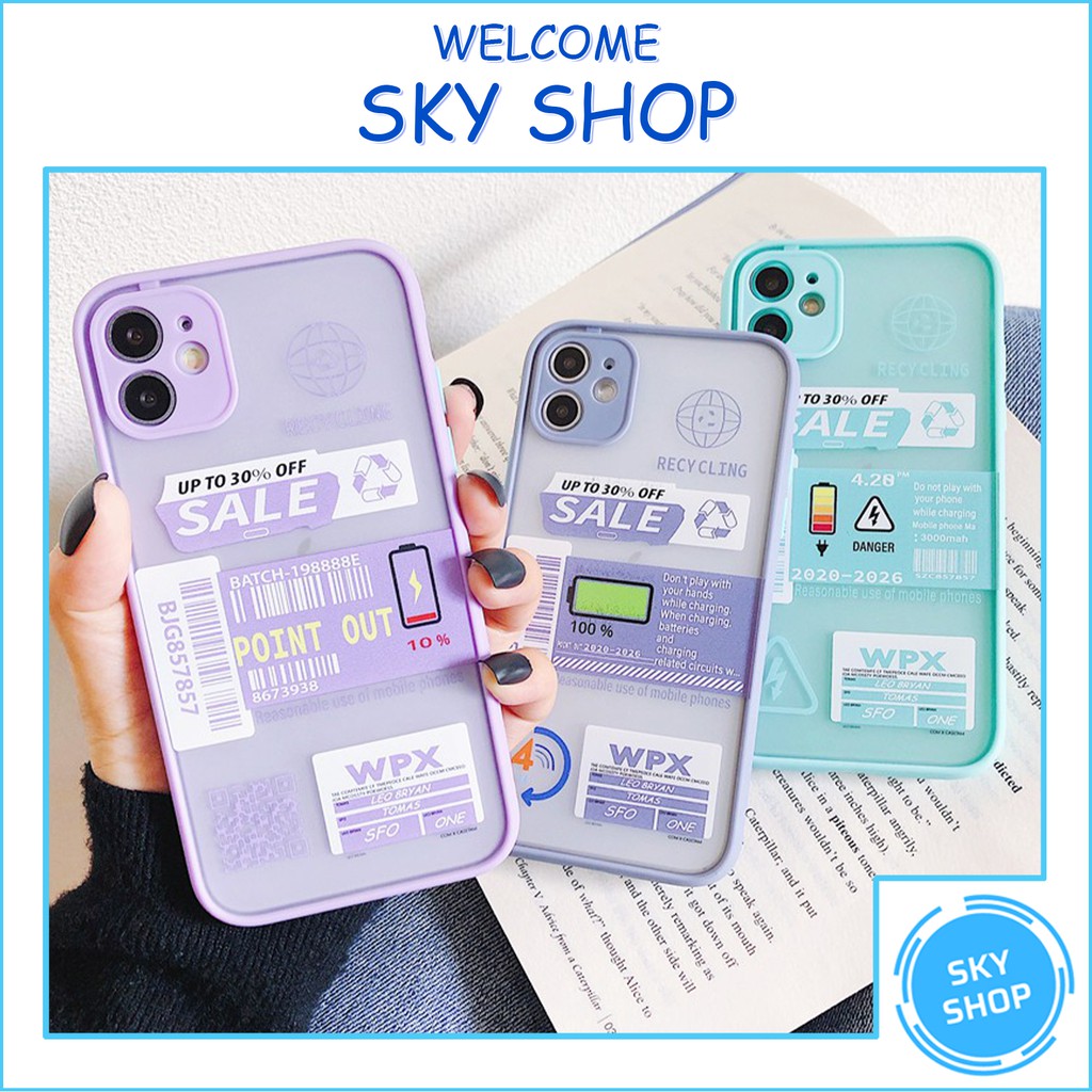 Ốp lưng iphone nhám viền nổi cong Hot Sale 5/5s/6/6plus/6s/6splus/7/7plus/8/8plus/x/xr/xs/11/12/pro/max/plus/promax