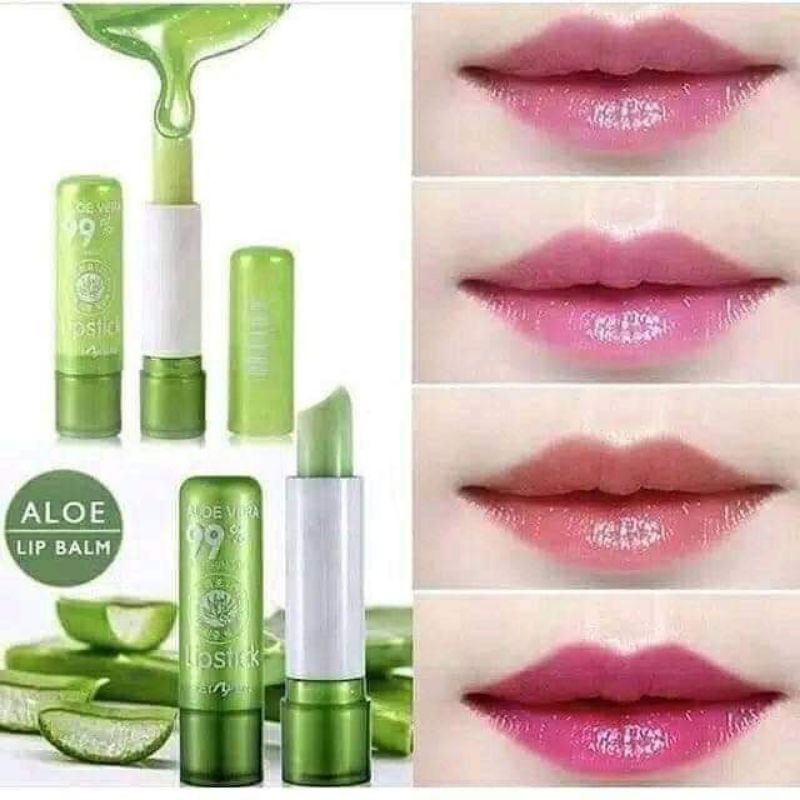 (hàng Mới Về) Son Dưỡng Môi Chiết Xuất 99% Lô Hội Kiss Beauty | BigBuy360 - bigbuy360.vn