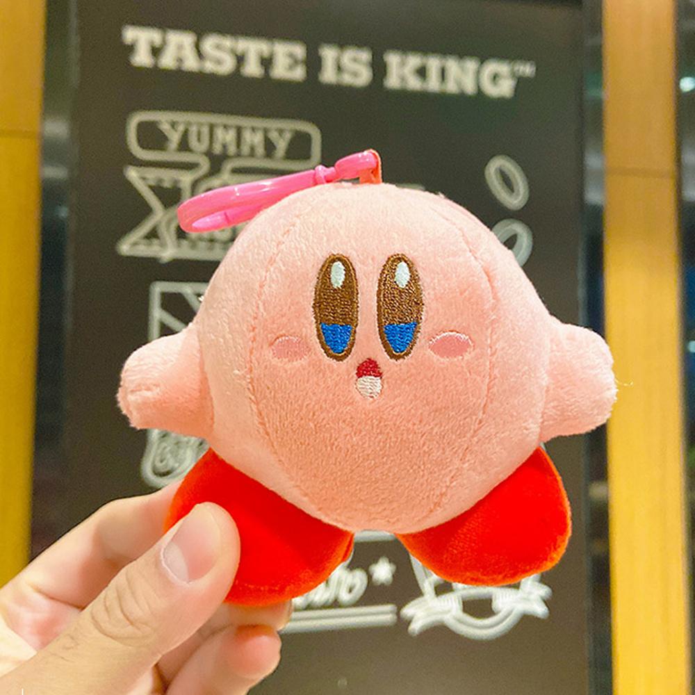 LILYES Móc Khóa Búp Bê Kirby Nhồi Bông Dễ Thương