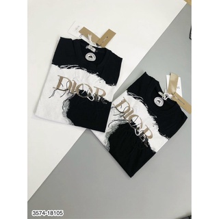 [ Hàng Siêu Cấp ] ÁO T-SHIRT SIÊU CẤP LOGO THÊU MÂY ĐEN TRẮNG