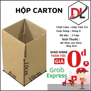 Hộp Carton đóng hàng - hộp Carton 10x8x10xcm