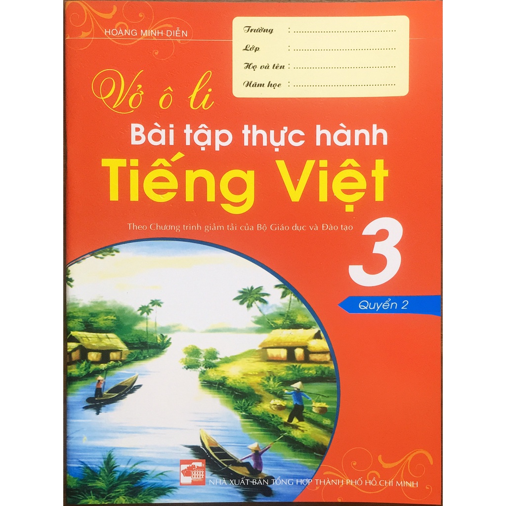 Sách - Vở ô li bài tập thực hành Tiếng Việt 3 - Quyển 2 (HA16)