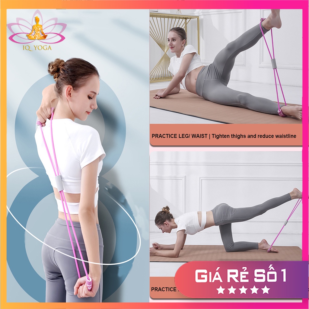 Dây kéo đàn hồi cao su số 8 hỗ trợ tập tay và khởi động