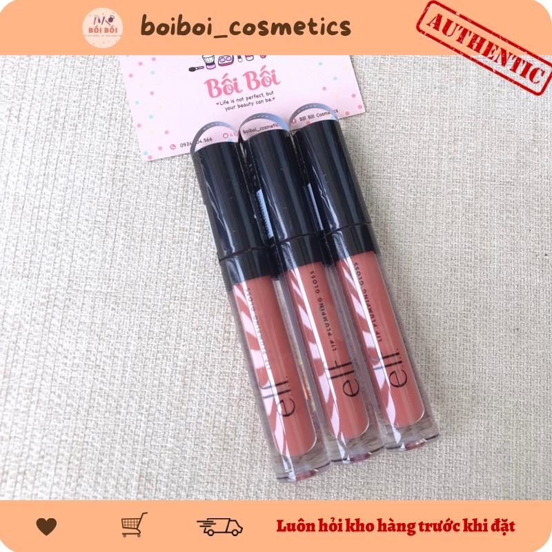 Son bóng hồng đào đất ELF LIP PLUMPING GLOSS màu Mocha Twist