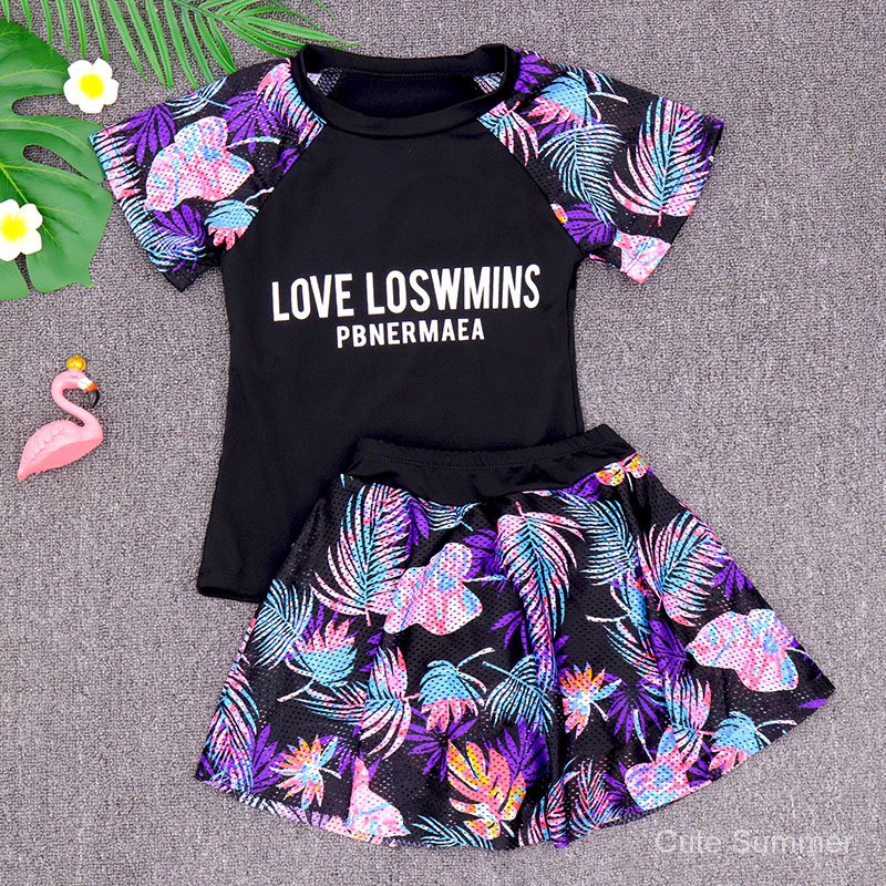 Bộ Đồ Bơi Tay Dài Chống Nắng Dành Cho Bé Gái 10-12 - 15 Tuổi | BigBuy360 - bigbuy360.vn