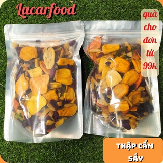 Thập cẩm , trái cây sấy khô giòn hơi vụn ,ngọt Đà Lạt