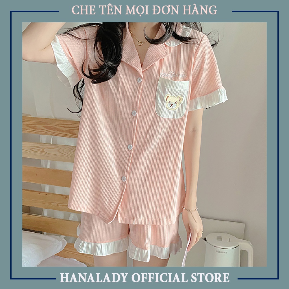 Pyjama túi hình gấu bèo cociu thun cotton thoáng mát dễ chịu, đồ ngủ pyjama, đồ ngủ P511
