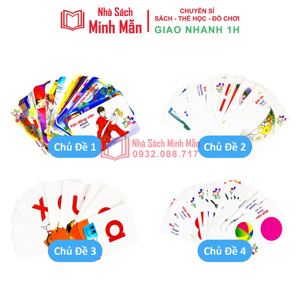 Sách - Bộ Thẻ Thông Minh Flashcard Việt Hà  - Phương Pháp Glenn Doman