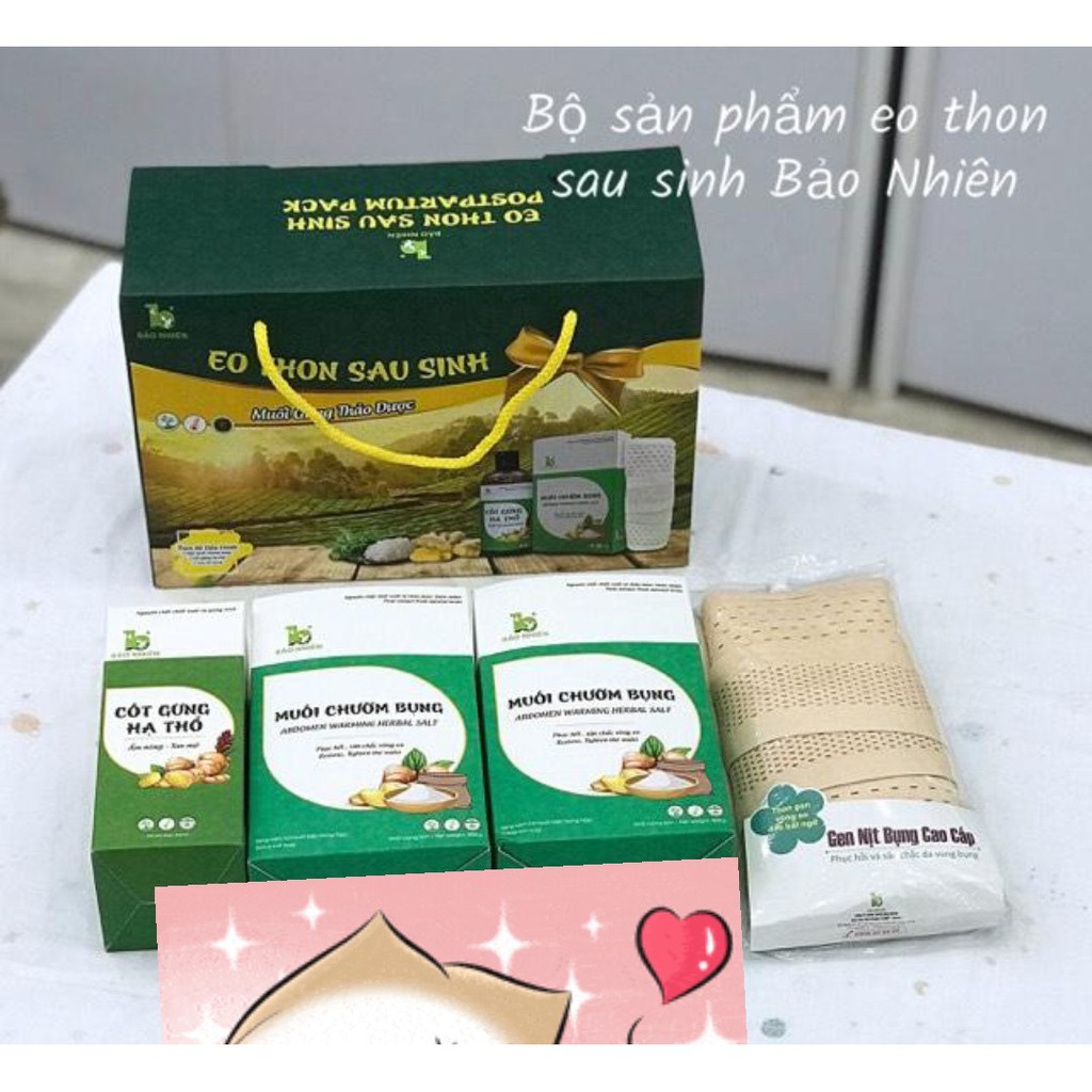 BỘ EO THON SAU SINH ( EO THON - DÁNG ĐẸP - DA SĂN CHẮC )