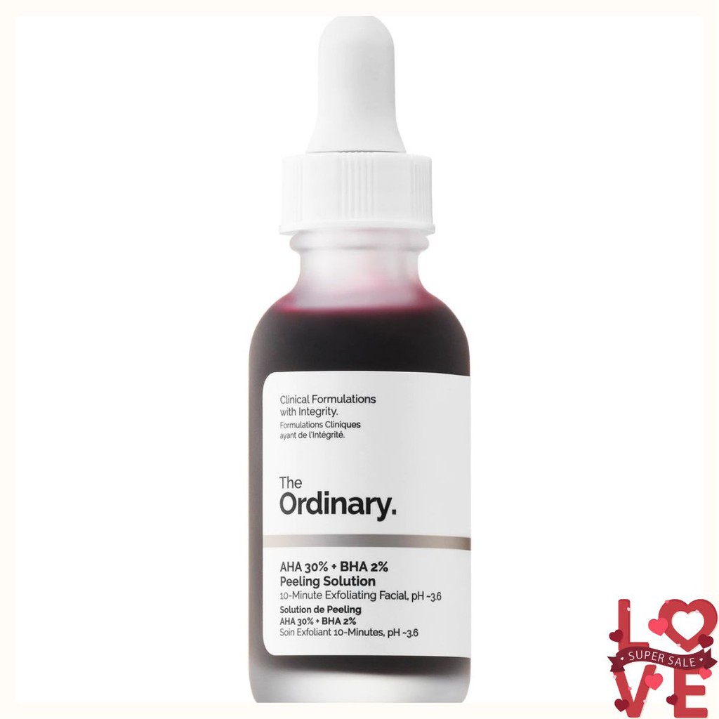Tẩy Tế Bào Chết Mặt The Ordinary AHA 30% + BHA 2% Peeling Solution 30ml ✾ﾑ