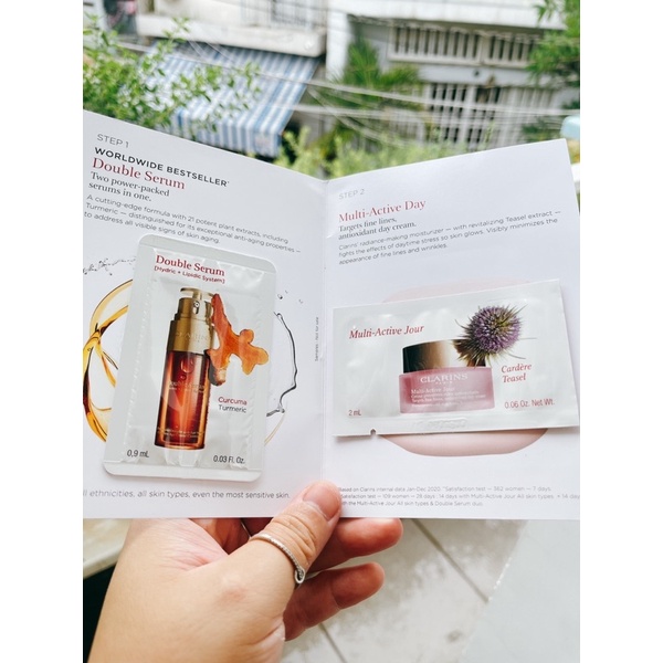 𝗦𝗲𝘁 𝗗𝘂̛𝗼̛̃𝗻𝗴 𝗖𝗹𝗮𝗿𝗶𝗻𝘀 𝗗𝗼𝘂𝗯𝗹𝗲 𝗦𝗲𝗿𝘂𝗺 & 𝗠𝘂𝗹𝘁𝗶 - 𝗔𝗰𝘁𝗶𝘃𝗲 𝗗𝗮𝘆