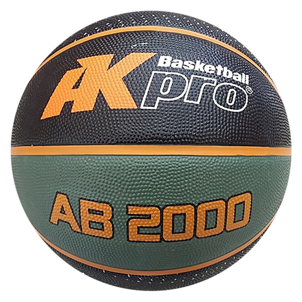 Bóng rổ Cao su AKPro AB 2000 Size số 7 phủ ánh kim Tiêu chuẩn quốc tế FIBA