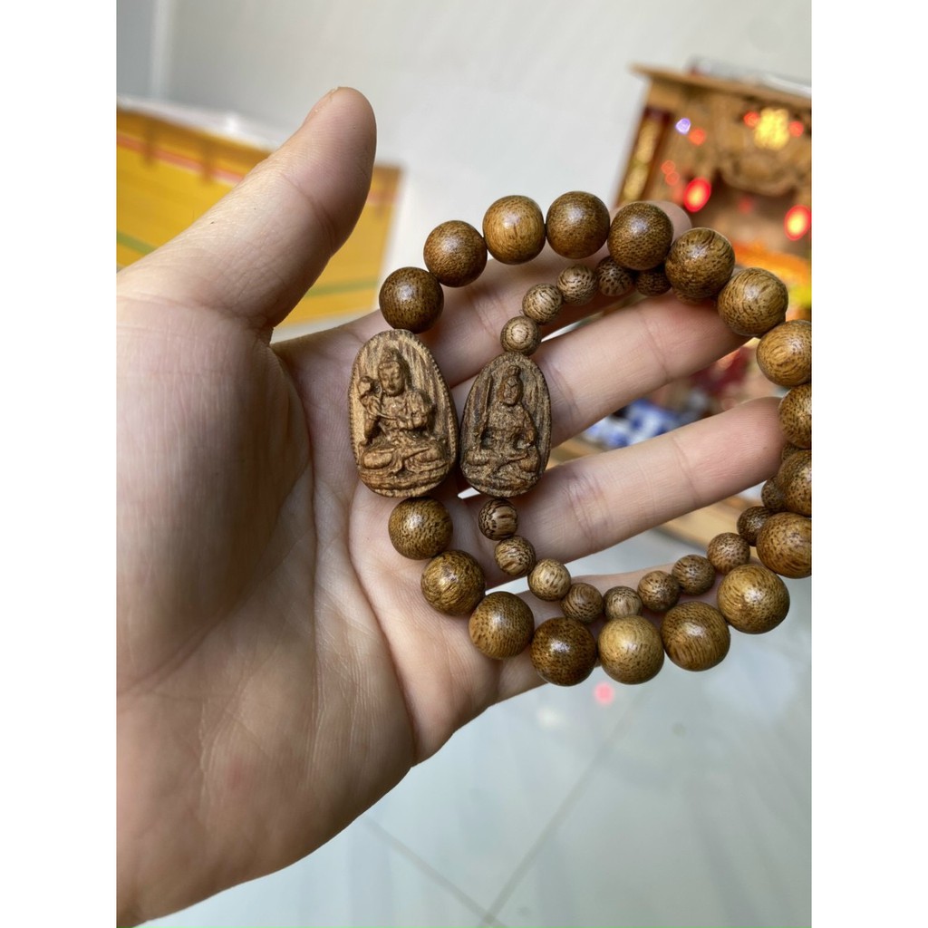 Vòng tay đôi nam nữ - Mix phật bản mệnh