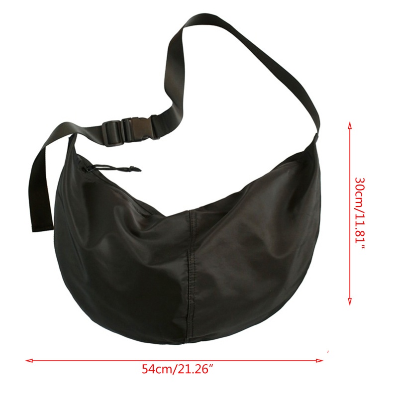 Túi Đeo Chéo Vai Bằng Nylon Chống Nước Hình Bánh Bao Dành Cho Nam Nữ