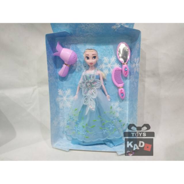 Bộ Đồ Chơi Búp Bê Barbie / Công Chúa Elsa Xinh Xắn Đáng Yêu