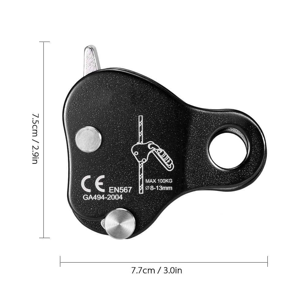 Móc khóa dây thừng leo núi bảo vệ an toàn nhiều màu kích thước 8-13MM 220LB