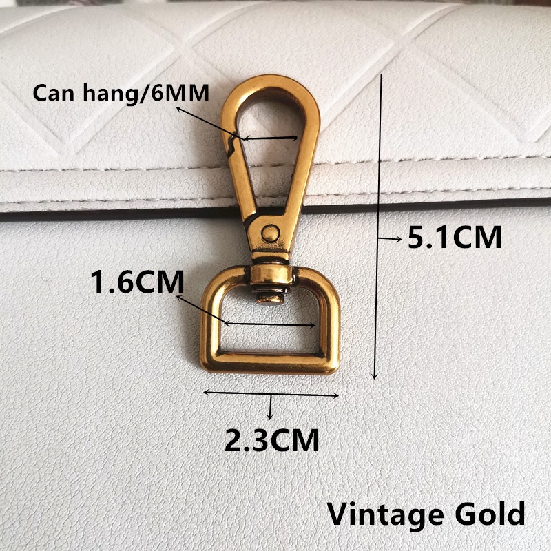 Khóa Vòng Kim Loại Cao Cấp Dành Cho Túi Xách Da Nữ