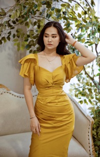 Đầm body phi lụa