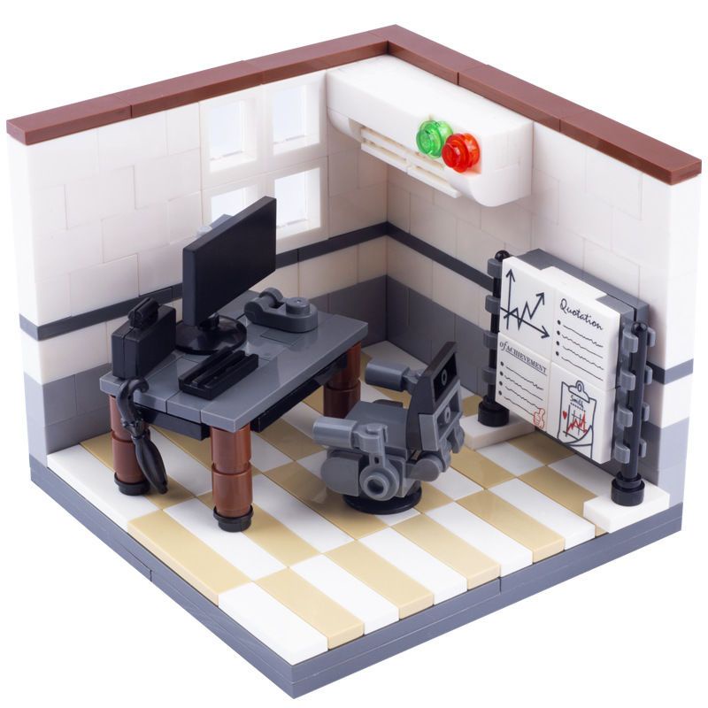 Moc City Life Scene Tương Thích Với Lego Minifigure Phụ Kiện Nhà Thờ Phòng Studio Bệnh Viện Đám Cưới