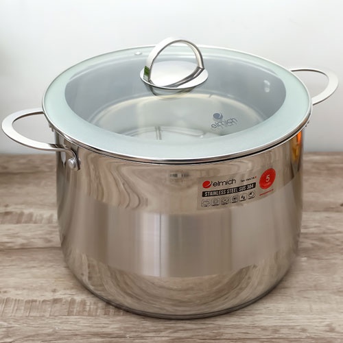 Nồi inox 304 Elmich Celestine EL5275 - 5276 - 5277 - 5278 - 5279 size 18cm-20cm-22cm-24cm-28cm