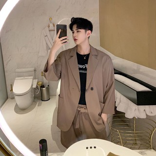 Set blazer nam áo + quần short