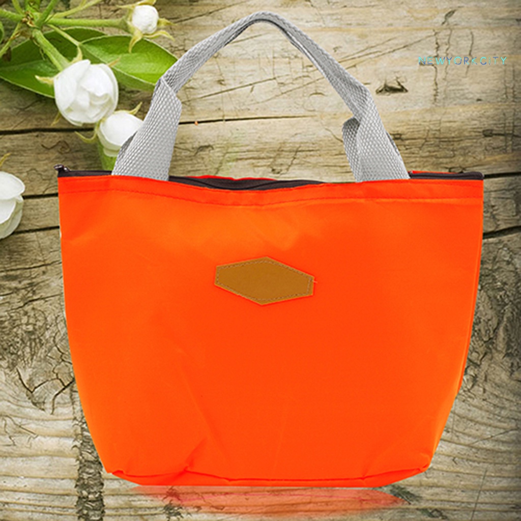 Túi Đựng Hộp Cơm Trưa NYC Cách Nhiệt Chống Thấm Nước Màu Sắc Ngọt Ngào