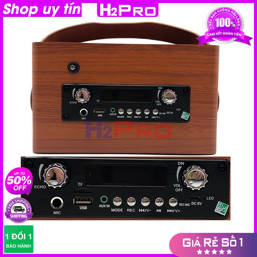Loa Bluetooth Karaoke Zansong S89 20W-Bass 16-USB-TF, Tặng 1 Mic, Có Remote, Loa Xách Tay Bluetooth Cao Cấp-H2Pro Audio