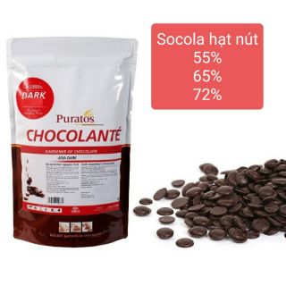 Socola đắng dạng hạt nút 100g