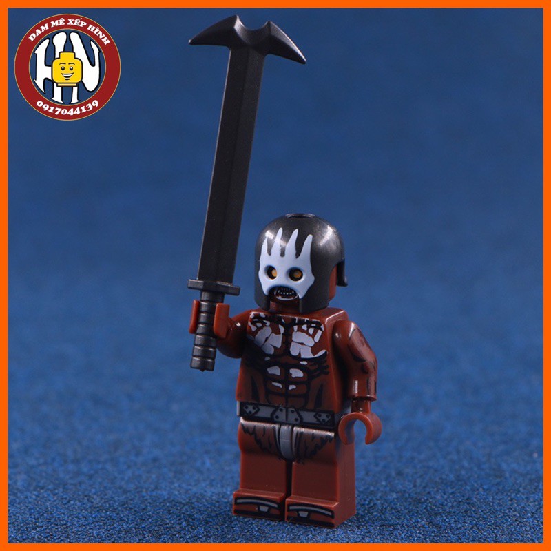 Đồ chơi xếp hình - KT1033 - XP 254 &gt; 261 - lính quỷ Orc - Trung Cổ - Hàng cao cấp Minifigure !