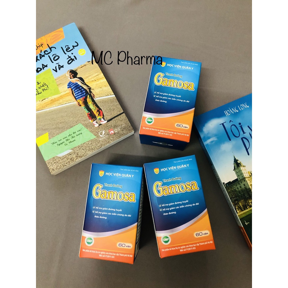 Thanh đường Gamosa Học viện quân y hộp 60 viên