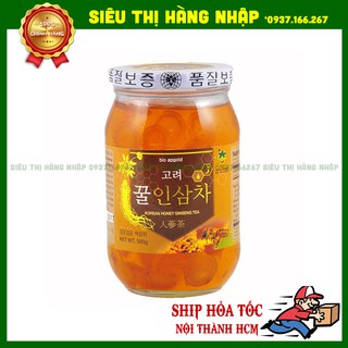 [Hàng CHUẨN] Nhân sâm tươi ngâm mật ong Hàn Quốc Bio Apgold 580g