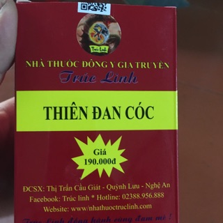 Thiên đan cóc trúc linh