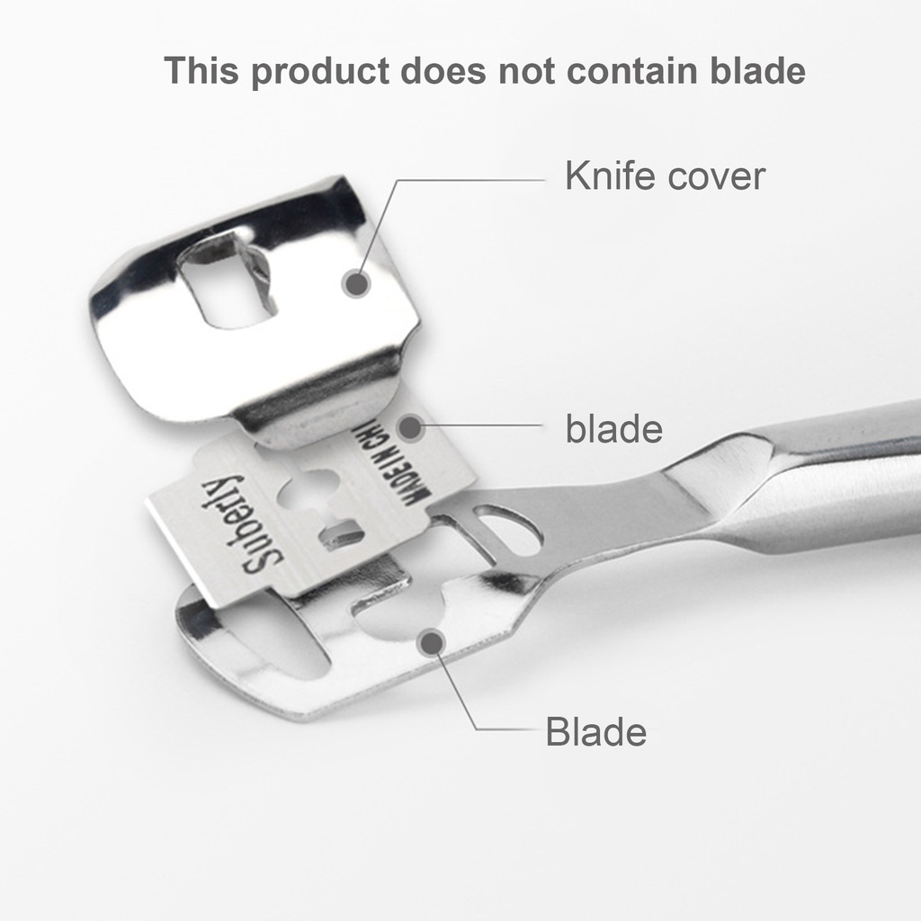 Set 100 lưỡi dao thay thế tẩy tế bào chết/vùng da cứng cho bàn chân