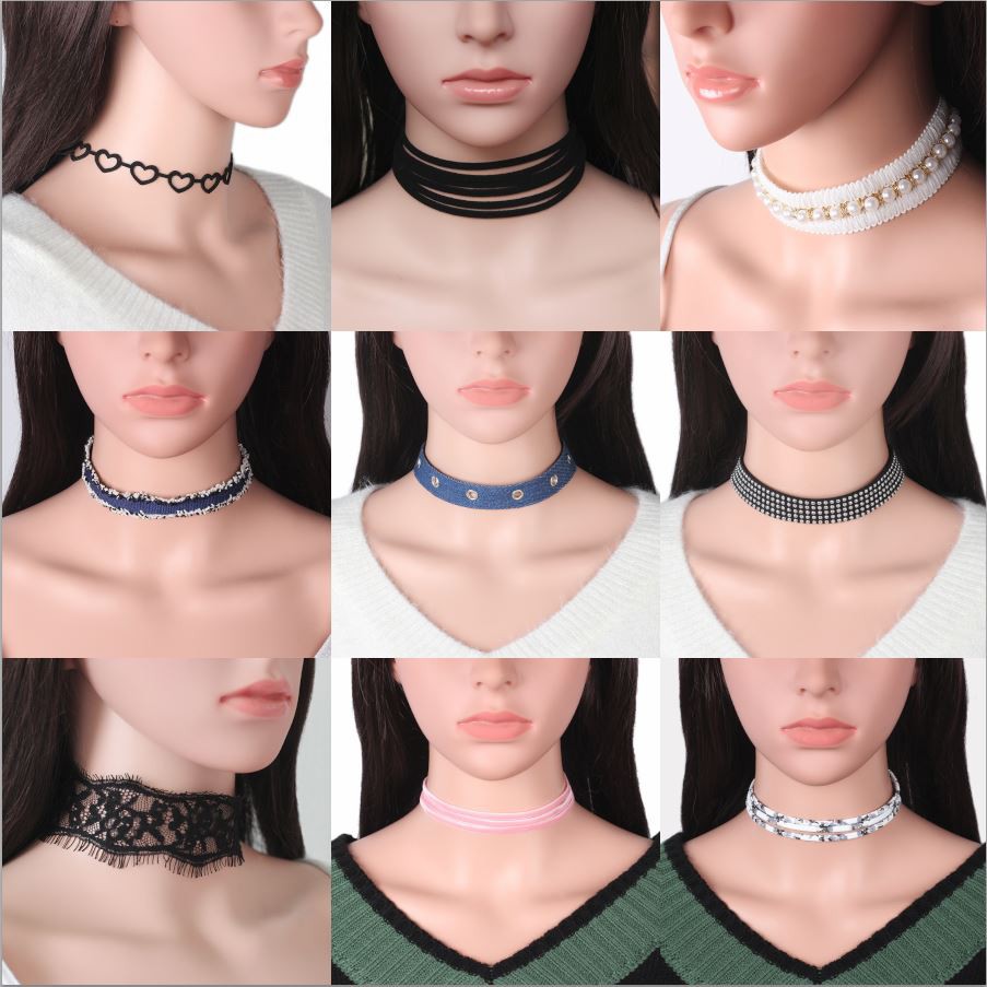[GIÁ TỐT] Bộ Sưu Tập Choker Trơn