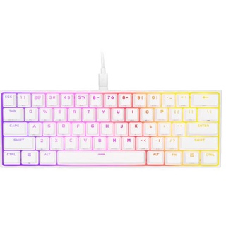 Bàn phim cơ corsair k65 rgb mini white - cherry mx red