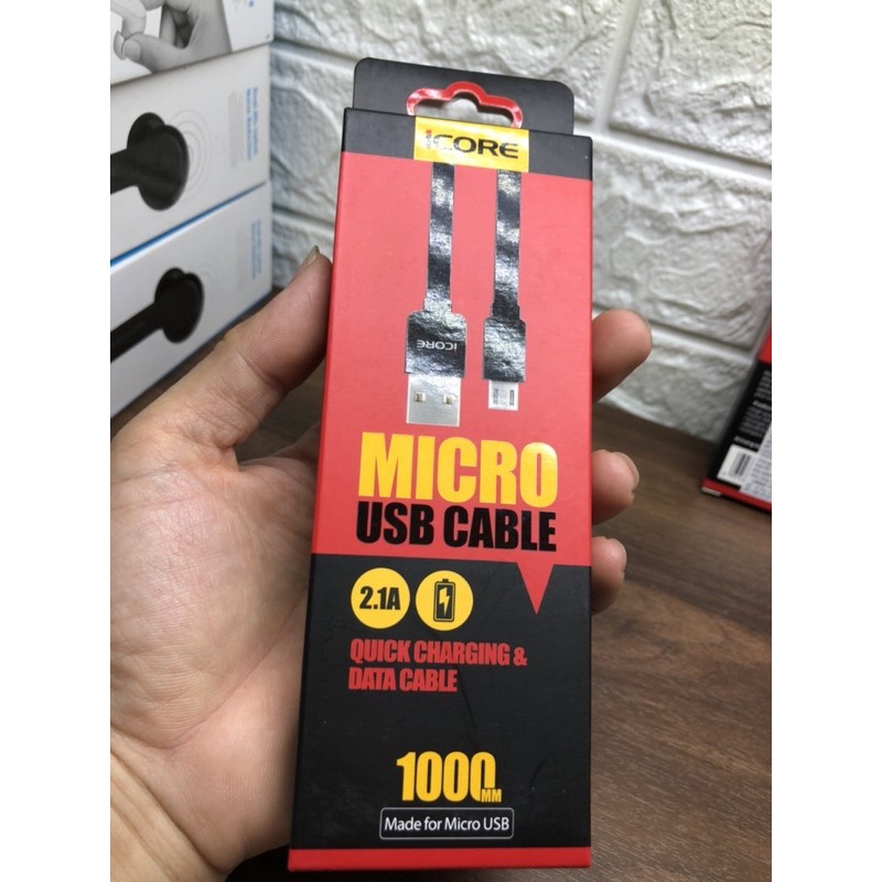 Cáp Micro Usb Icore 1m