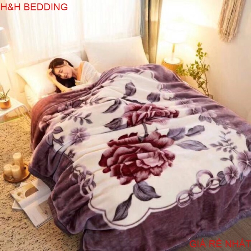 Chăn Lông tuyết KQ 5kg hàng cao cấp chất lượng cao.cực kỳ ấm cho ngày rét đại hàn